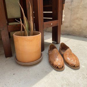 Tan Leather Made in Mexico Huaraches